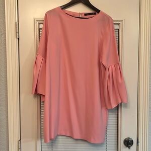 Pink shift dress